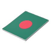 Patriotische Flagge Bangladeschs Notizblock (Rotiert)