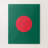 Patriotische Flagge Bangladeschs Puzzle (Vertikal)