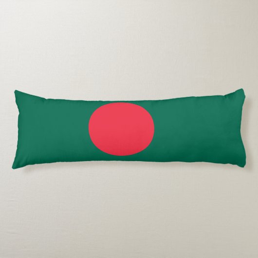Patriotische Flagge Bangladeschs Seitenschläferkissen (Vorderseite)