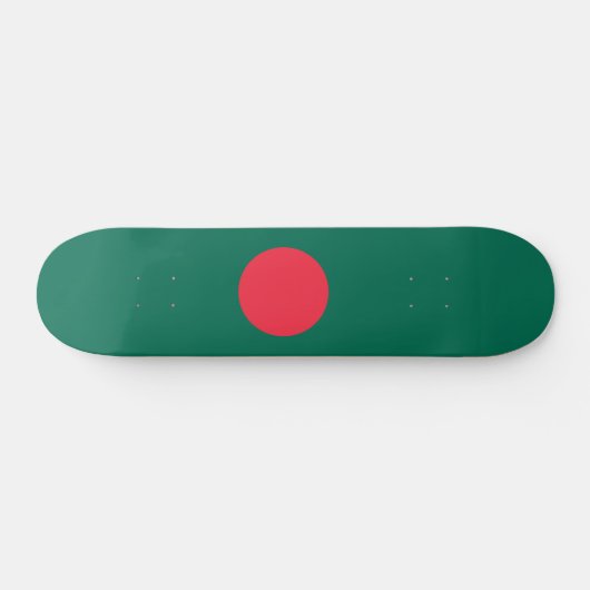 Patriotische Flagge Bangladeschs Skateboard (Horizontal)