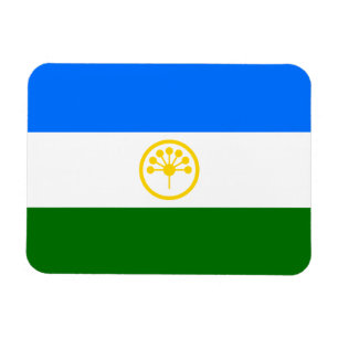 Patriotische Flagge Baschkortostans Magnet