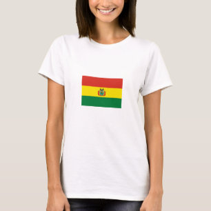Patriotische Flagge Boliviens T-Shirt