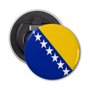 Patriotische Flagge Bosnien-Herzegowina Flaschenöffner