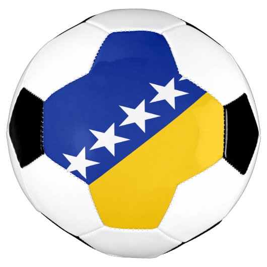 Patriotische Flagge Bosnien-Herzegowina Fußball (Gedreht)