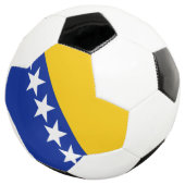 Patriotische Flagge Bosnien-Herzegowina Fußball (Dreiviertel)