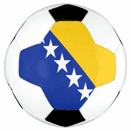 Patriotische Flagge Bosnien-Herzegowina Fußball (Vorderseite)