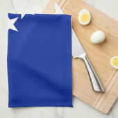 Patriotische Flagge Bosnien-Herzegowina Geschirrtuch (Viertel Falte)