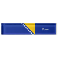 Patriotische Flagge Bosnien-Herzegowina