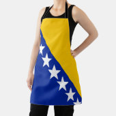 Patriotische Flagge Bosnien-Herzegowina Schürze (InSitu)