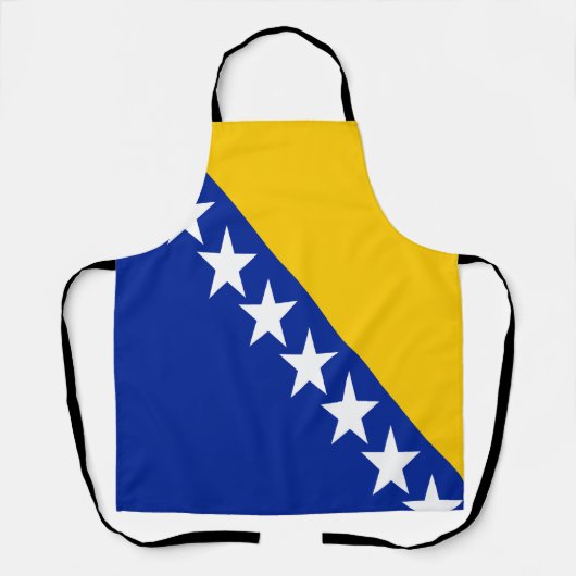 Patriotische Flagge Bosnien-Herzegowina Schürze (Vorderseite)