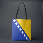 Patriotische Flagge Bosnien-Herzegowina Tasche<br><div class="desc">Die Nationalflagge von Bosnien und Herzegowina.</div>