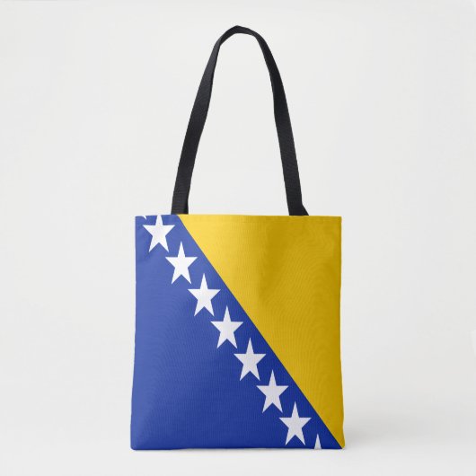 Patriotische Flagge Bosnien-Herzegowina Tasche (Vorderseite)