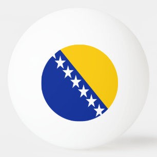 Patriotische Flagge Bosnien und Herzegowinas Tischtennisball