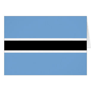 Patriotische Flagge Botswanas