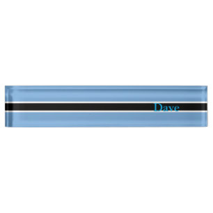 Patriotische Flagge Botswanas Namensplakette