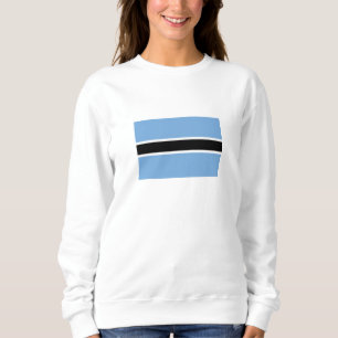 Patriotische Flagge Botswanas Sweatshirt
