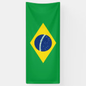 Patriotische Flagge Brasilien Banner (Vertikal)
