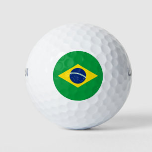 Patriotische Flagge Brasilien Golfball