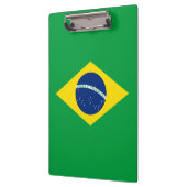 Patriotische Flagge Brasilien Klemmbrett (Links)