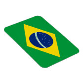 Patriotische Flagge Brasilien Magnet (Rechte Seite)