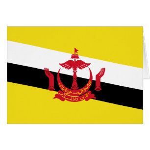 Patriotische Flagge Bruneis