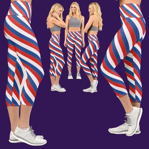 Patriotische Flagge Capri Leggings