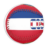 Patriotische Flagge Costa Ricas Baseball (Vorderseite Links)