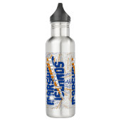 Patriotische Flagge der Marshall-Inseln Edelstahlflasche (Links)