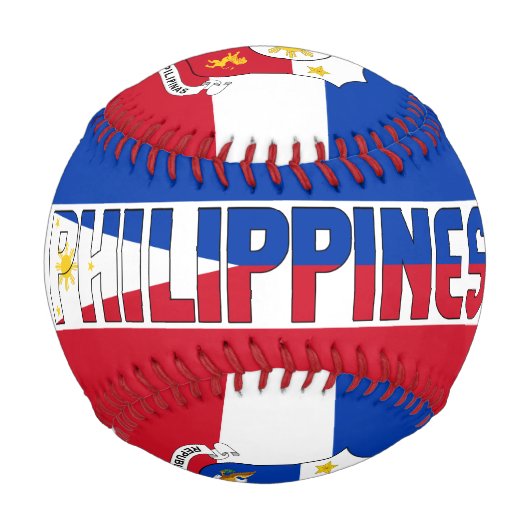 Patriotische Flagge der Philippinen Baseball (Vorderseite)