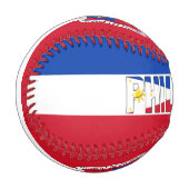 Patriotische Flagge der Philippinen Baseball (Vorderseite Links)