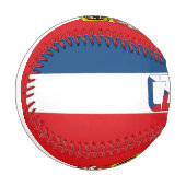Patriotische Flagge der Tschechischen Republik Baseball (Vorderseite Links)