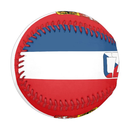 Patriotische Flagge der Tschechischen Republik Baseball (Vorderseite Links)