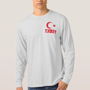 Patriotische Flagge der Türkei T-Shirt