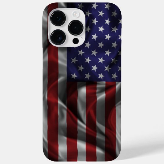 Patriotische Flagge der USA Case-Mate iPhone Hülle (Rückseite)