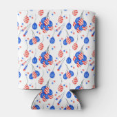 Patriotische Flagge der USA Cooler Dosenkühler (Rückseite)