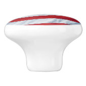 Patriotische Flagge der USA - Proud American Keramikknauf (Seitenansicht)
