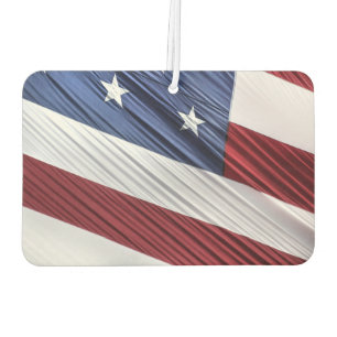 Patriotische Flagge der USA, rot, weiß und blau Autolufterfrischer