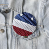 Patriotische Flagge der USA, rot, weiß und blau Button (Beispiel)