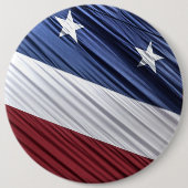 Patriotische Flagge der USA, rot, weiß und blau Button (Vorderseite)