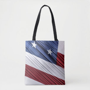 Patriotische Flagge der USA, rot, weiß und blau Tasche