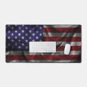 Patriotische Flagge der USA Schreibtischunterlage (Tastatur & Maus)