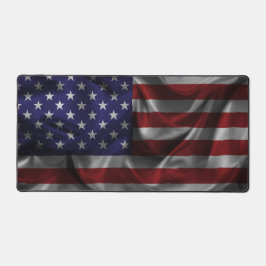 Patriotische Flagge der USA Schreibtischunterlage