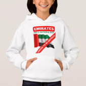 Patriotische Flagge der Vereinigten Arabischen Emi Hoodie (Vorderseite)
