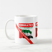 Patriotische Flagge der Vereinigten Arabischen Emi Kaffeetasse (Links)