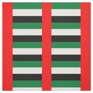 Patriotische Flagge der Vereinigten Arabischen Emi Stoff