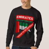 Patriotische Flagge der Vereinigten Arabischen Emi Sweatshirt (Vorderseite)
