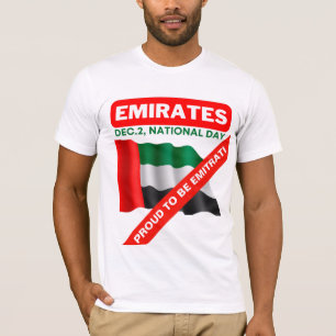 Patriotische Flagge der Vereinigten Arabischen Emi T-Shirt