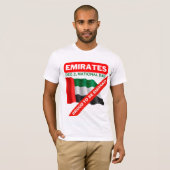 Patriotische Flagge der Vereinigten Arabischen Emi T-Shirt (Vorne ganz)