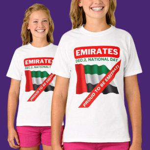 Patriotische Flagge der Vereinigten Arabischen Emi T-Shirt