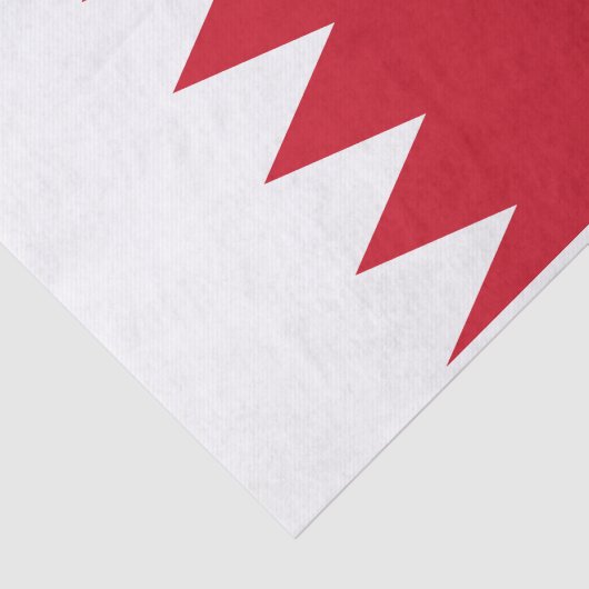 Patriotische Flagge des Bahrain-Gewebepapiers Seidenpapier (Ausschnitt)